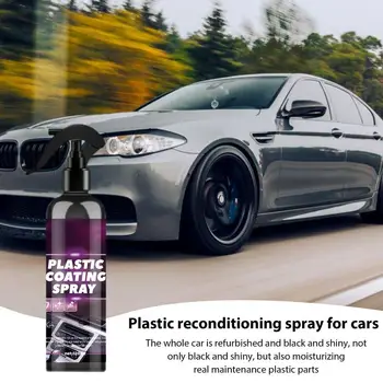 Auto, Interiér Cleaner Spray Automobilový 120ml Všetky Multi Purpose Cleaner Univerzálny Interiér Dlhotrvajúcu Ochranu Cleaner Spray
