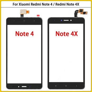 Nové Pre Xiao Redmi Note4 Poznámka 4X Dotykový Panel Digitalizátorom. Senzor Pre Redmi Poznámka 4 LCD Predné Sklo Objektívu, dotyková obrazovka Nahradiť